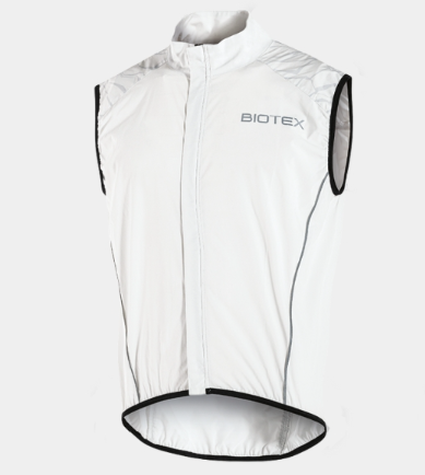 Biotex Ingamba gilet antivento Bianco / XS