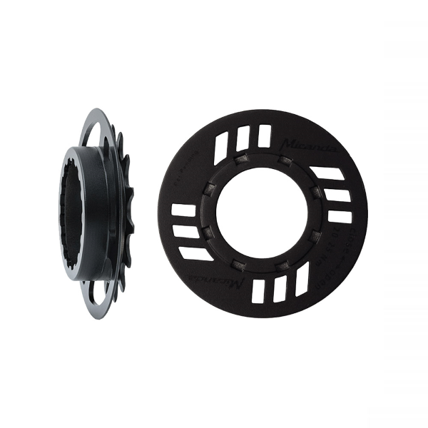 Bosch - Pignone con paracorona Miranda 15 denti, offset 8,65 mm, per bicicletta elettrica GEN2, nero