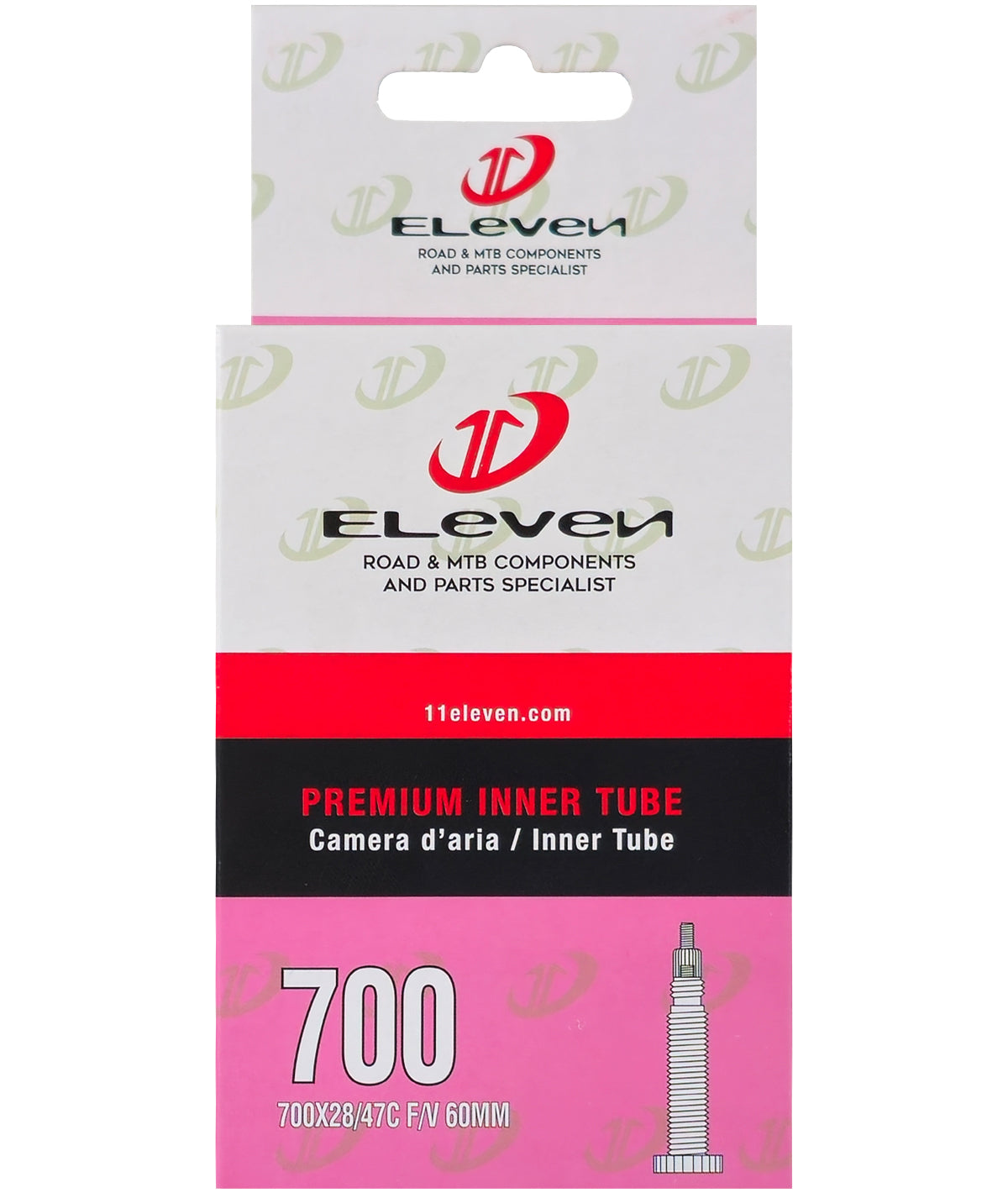 Eleven camera d'aria 700x28/47C Presta 60 mm - foto 3