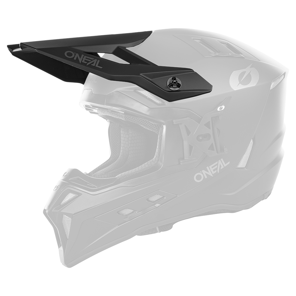 O'Neal Ex-srs Solid visiera nera Black / One Size