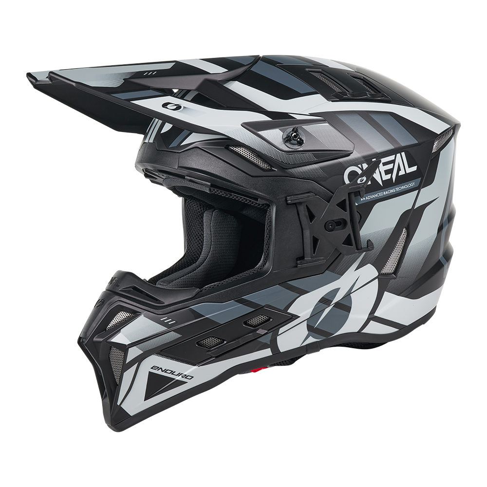 O'Neal Ex-srs Dust casco ECE-2206 nero/grigio / XS - foto 2