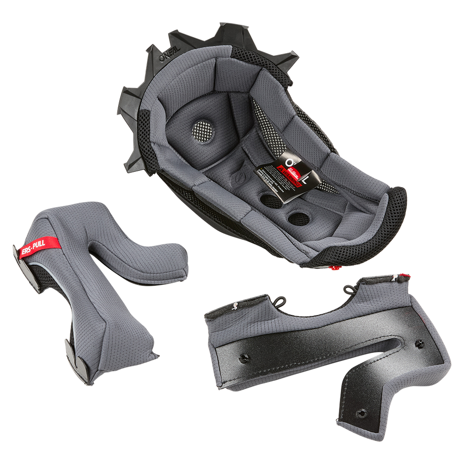 O'Neal Ex-srs fodera e guanciali Black/Gray / XS