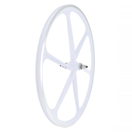 Easy ruota fixed anteriore 28" in lega Anteriore bianca