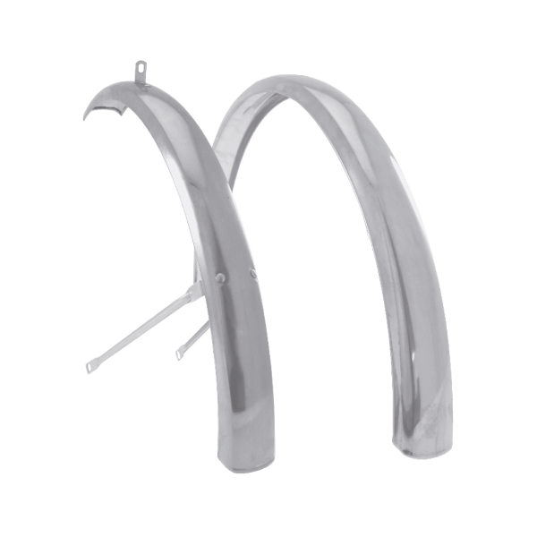 Easy kit parafanghi acciaio pieghevole 20", argento