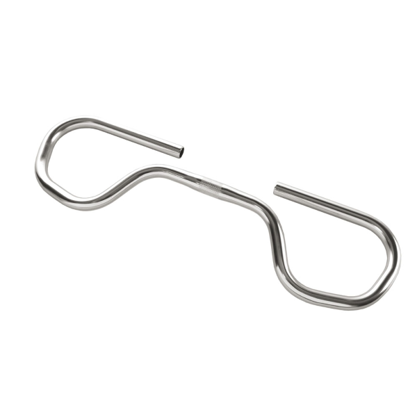 Easy Manubrio Touring 25,4x590mm, colore silver polish