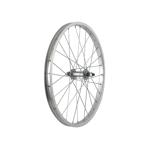 Easy ruota anteriore 20x1,75 Perno 3/8, sfere, mozzo acciaio, cerchio alluminio