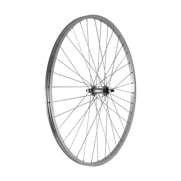 Easy Sport 28" ruota anteriore 36 raggi Perno 3/8, sfere, mozzo acciaio, cerchio alluminio