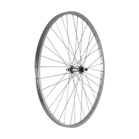 Easy Sport 28" ruota anteriore 36 raggi Perno 3/8, sfere, mozzo acciaio, cerchio alluminio