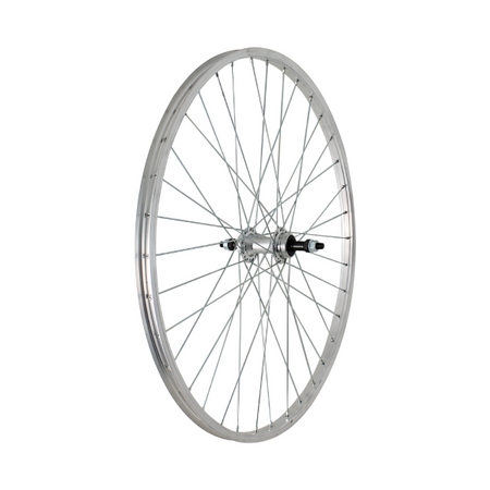 Easy ruota posteriore MTB 26x1,75 Perno 3/8, sfere, mozzo alluminio 7/8 V, cerchio alluminio - foto 3