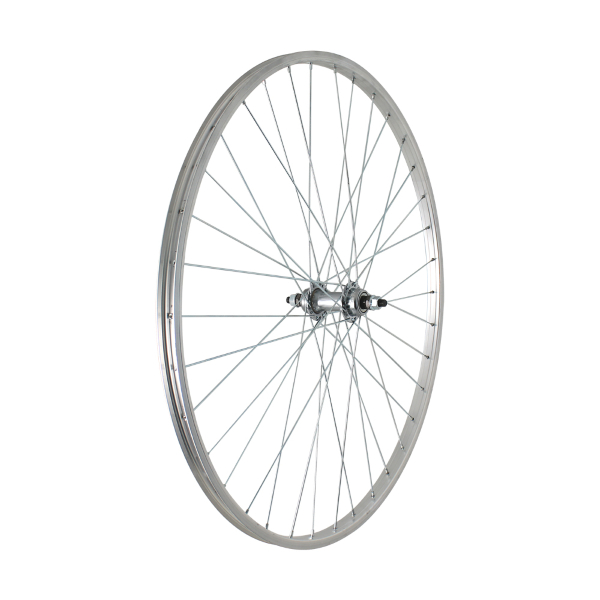 Easy Sport 28x5/8 ruota post. filetto Perno 3/8, sfere, mozzo acciaio 1v, cerchio alluminio