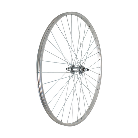 Easy Sport 28x5/8 ruota post. filetto Perno 3/8, sfere, mozzo acciaio 1v, cerchio alluminio