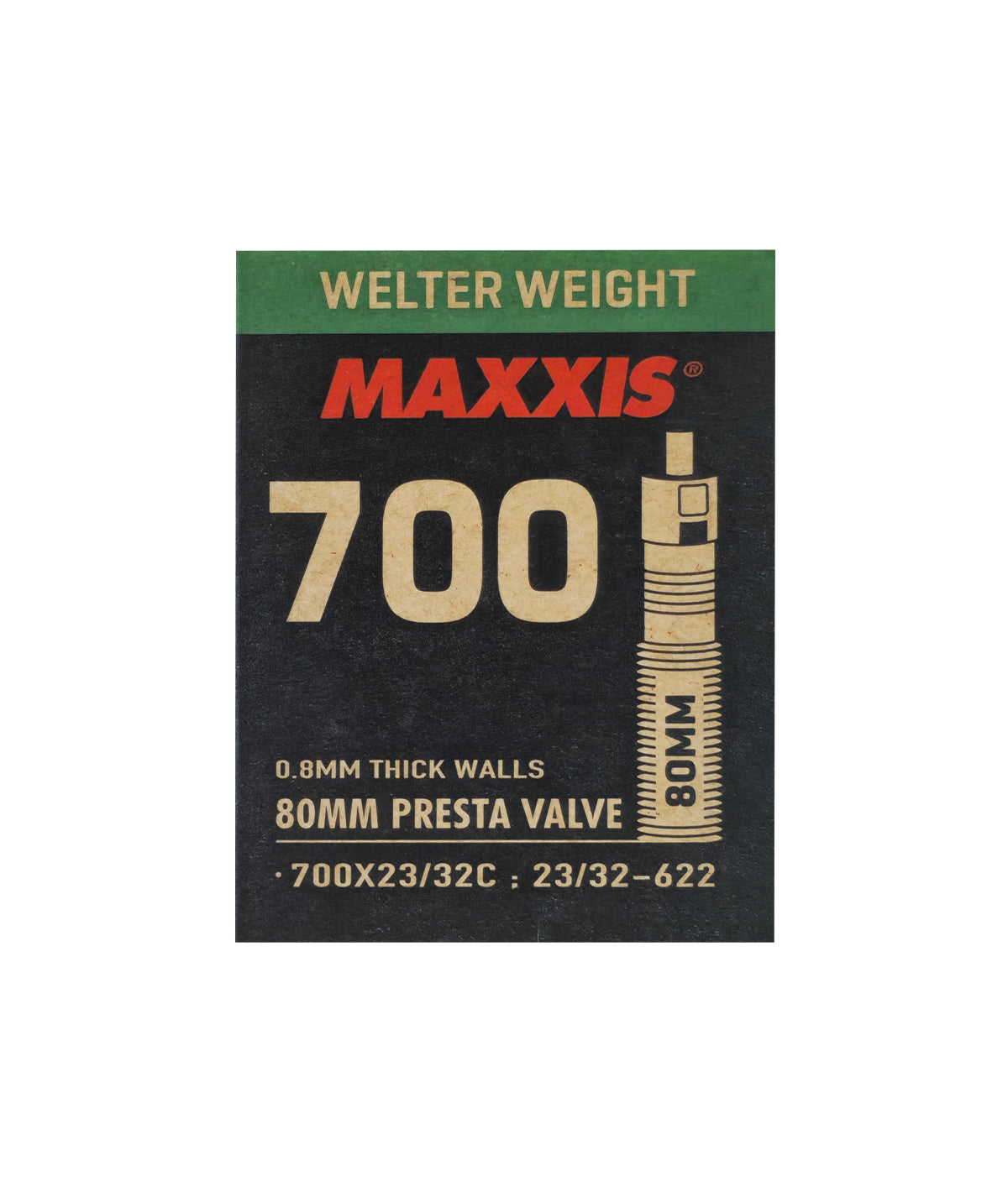Camera d'aria Maxxis 700 x 23/32C presta 80 mm smontabile