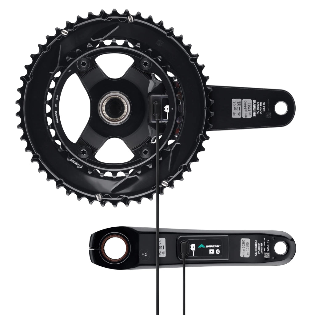 Guarnitura Con Misuratore Di Potenza Inpeak Twin2 Shimano Dura-Ace FC-R9200 - foto 3