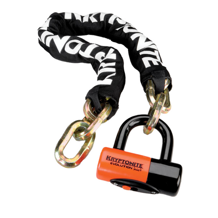 Kryptonite New York EVS4, 100 e 170 cm 100 cm, nero arancio