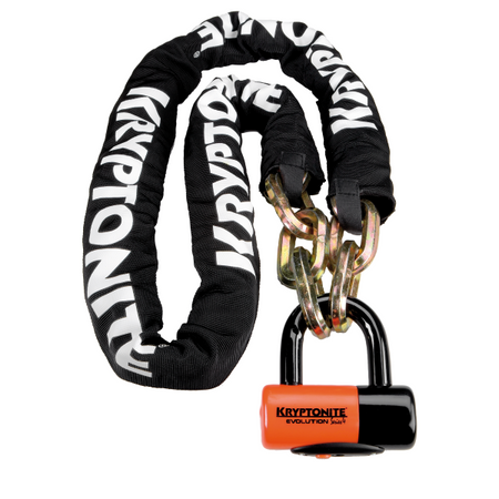 Kryptonite New York EVS4, 100 e 170 cm 170 cm, nero arancio - foto 2
