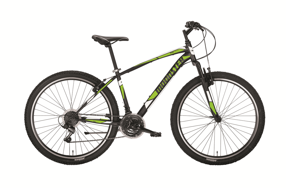 Velomarche Moonster 27,5 18 velocità BLACK LIME / 48 / 18 Velocità - foto 2
