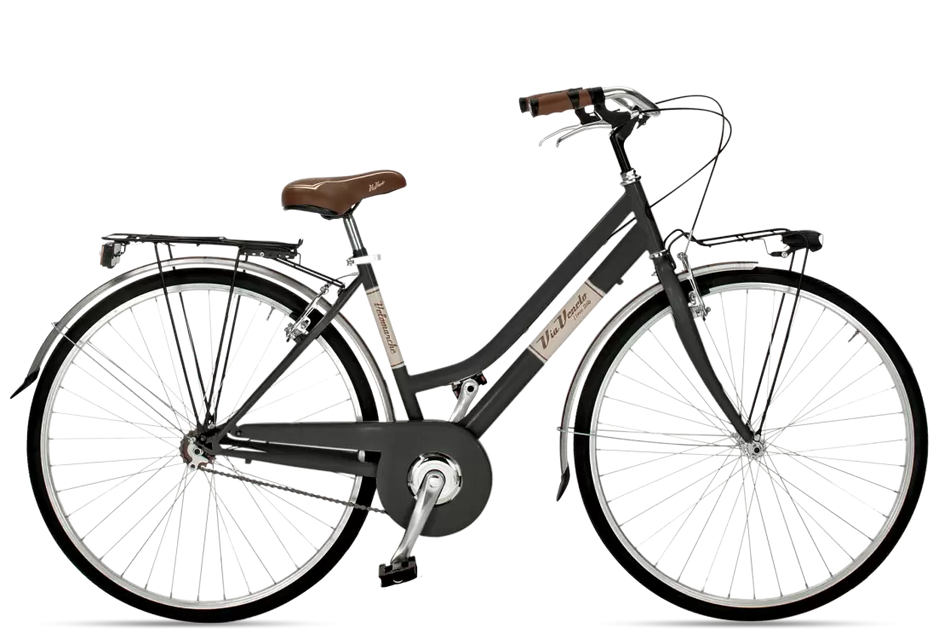Velomarche Via Veneto Allure Lady 46 Nero polvere di caffè / 46