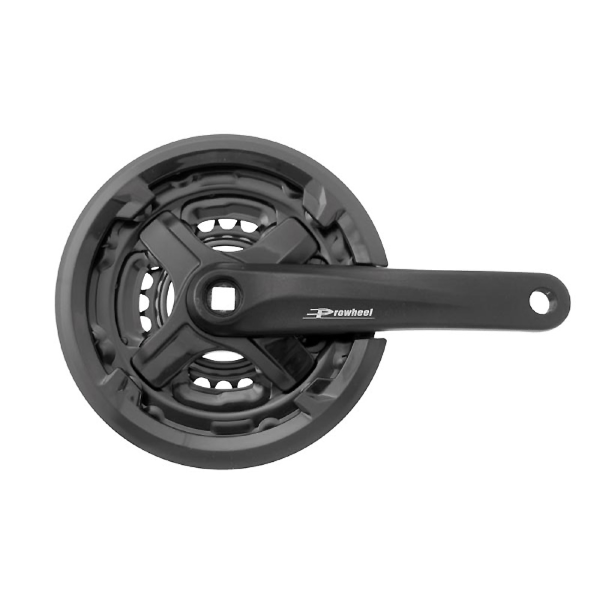Prowheel guarnitura MTB 42x34x24D 170 mm 42x34x24D, 170 mm, nero