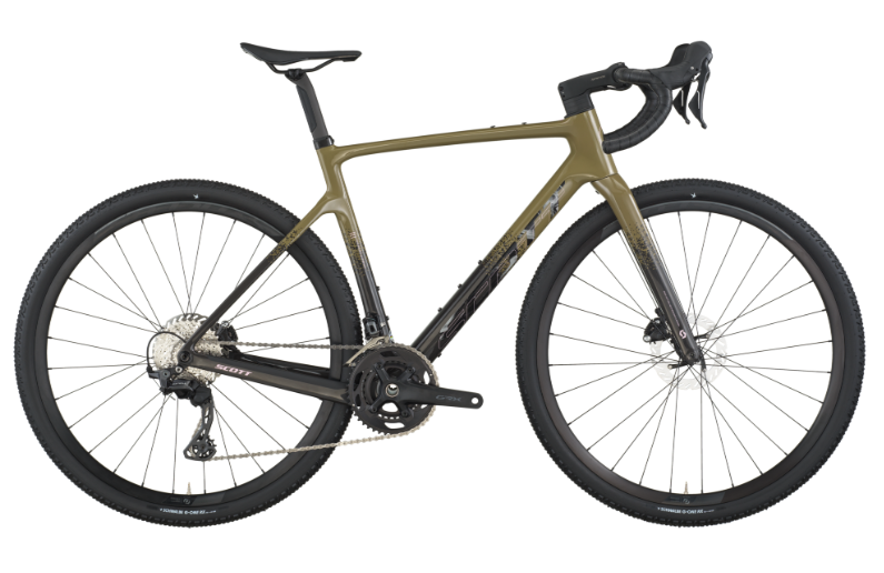 Scott Addict Gravel 40 GRX 2x12 Kaki Green/Carbon Black / XS