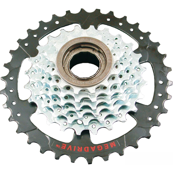 Sunrace Megadrive MFM4S 7V 13-34 13-34 denti, argento