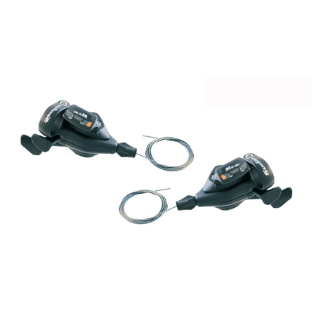 Sunrace DLM933 3x9 velocità 3 x 9v, collarino, con display, nero