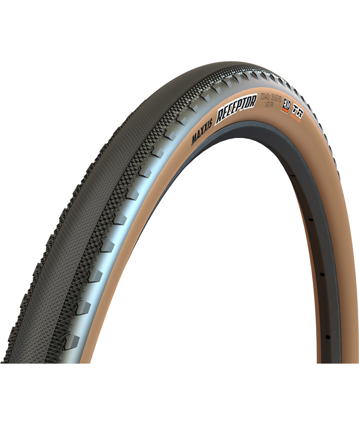Maxxis Receptor 700x40C e 650b x 47 650 x 47B - 120 TPI - Mescola doppia - EXO/TR/Tanwall - foto 2