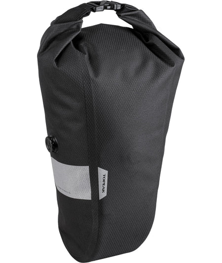 Borsa laterale anteriore Topeak QR Fork Drybag (5,8L) impermeabile nera con sistema Quickclick