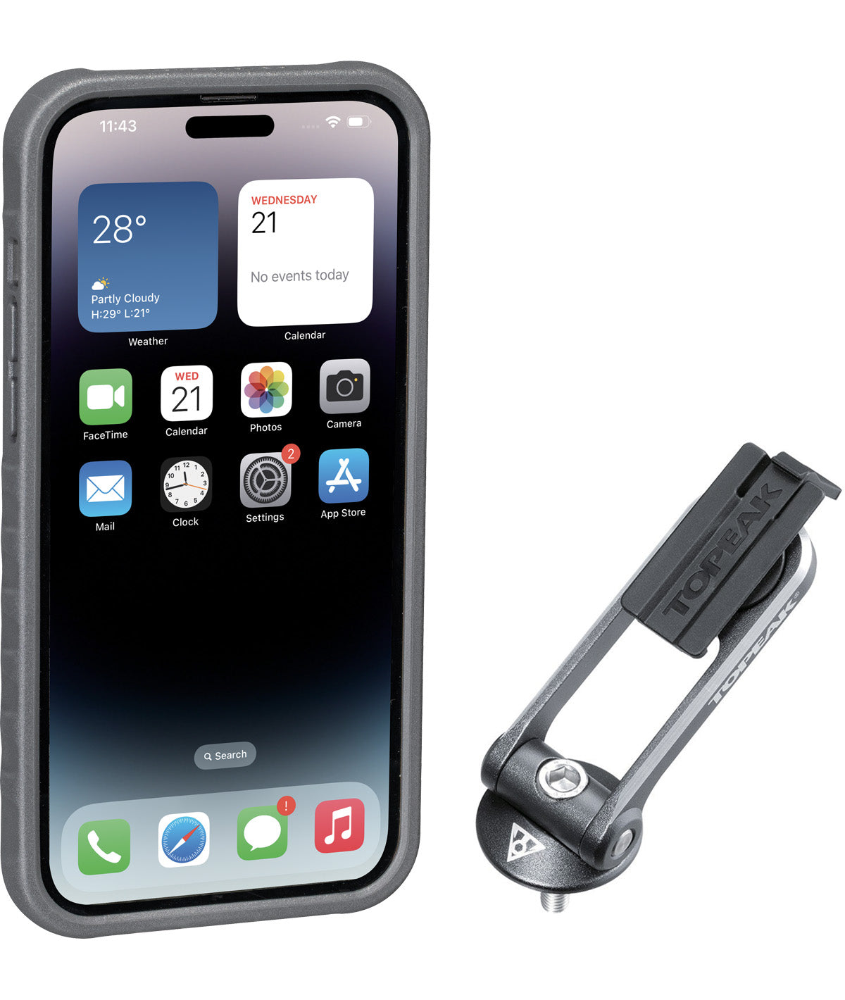 Topeak Ridecase per iPhone iPhone 14 Pro Max - Supporto Ridecase incluso - foto 2
