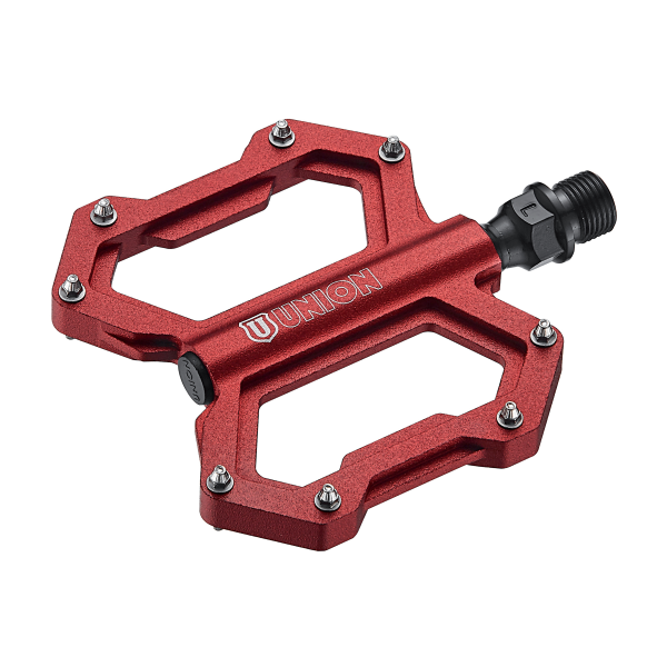 Pedali Union SP-1210 MTB BMX alluminio rosso - foto 2