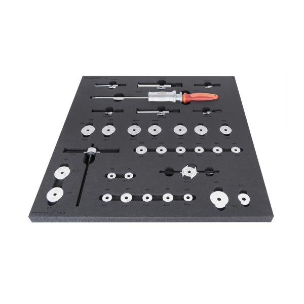 Unior Set utensili SET-2600E-US in vassoio SOS per cassettiera larga Utensili per cuscinetti