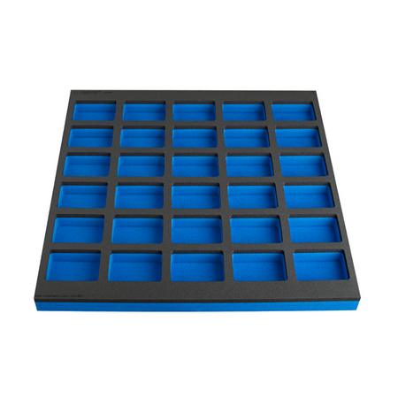 Unior Vassoio vuoto preforato 30 scomparti VL990WD1 per cassettiera larga