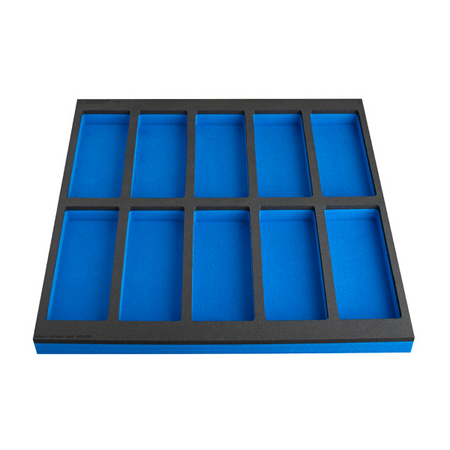Unior Vassoio vuoto preforato 10 scomparti VL990WD3 per cassettiera larga