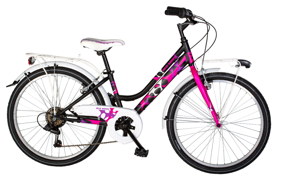 Velomarche City Redmoon Lady 24" 6V Nero