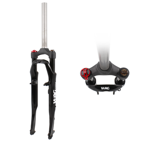 Wag City 28, forcella a molla 45 mm 45 mm, 1 1/8" Head-Set, lunghezza cannotto 280 mm - foto 2