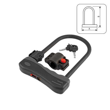 Wag U-Lock Ø 12 nero medium, nero - foto 2