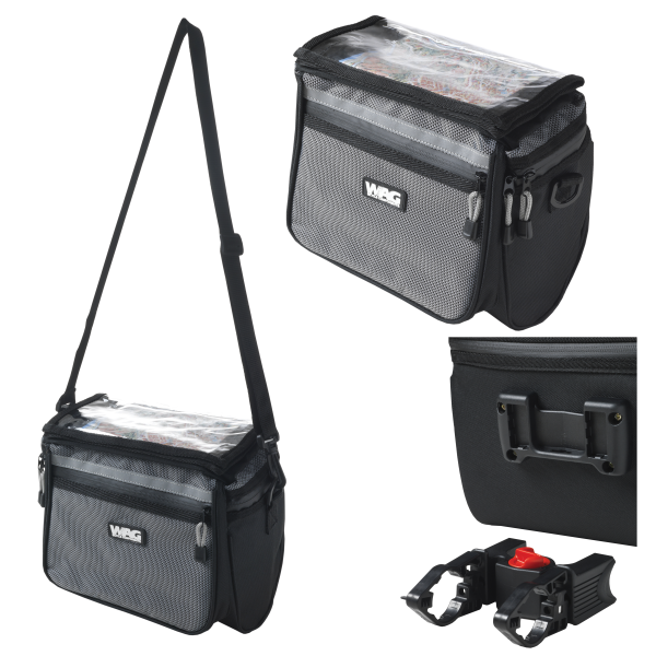 Wag borsa manubrio portamappa nero