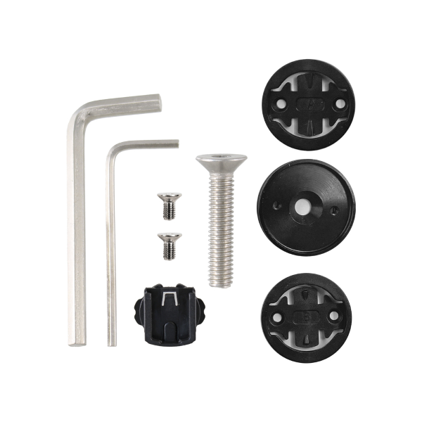 Wag supporto ciclocomputer 1" 1/8 compatibile Garmin/Bryton, nero