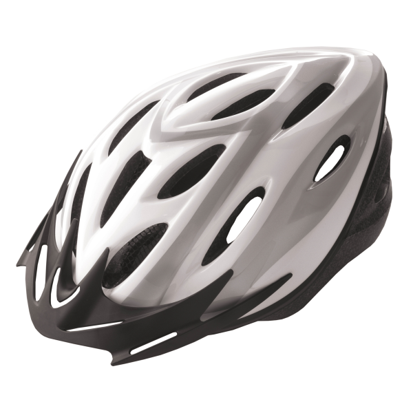 Wag Rider casco bici M e L M (54-58 cm) / bianco argento - foto 5