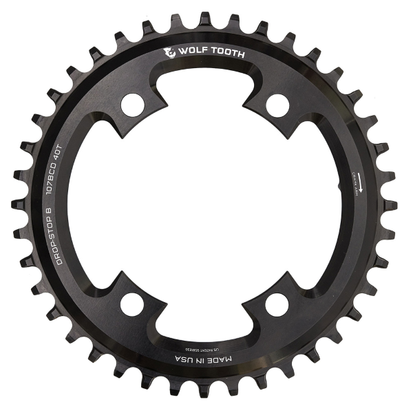 Wolftooth corona BCD 107 SRAM 1x 42 denti, nero, DROP-STOP B (compatibile Eagle e FlatTop, non compatibile SH12 e KMC12)