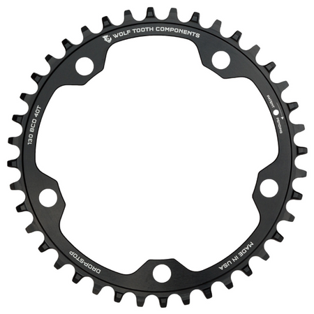 Wolftooth Corona SRAM BCD 130 1x 12v 42 denti, nero, DROP-STOP B (compatibile Eagle e FlatTop, non compatibile SH12 e KMC12)