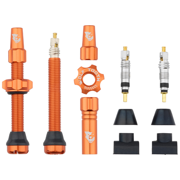 Wolftooth valvole tubeless 44, 60, 66 mm 44 mm, ARANCIO - foto 5