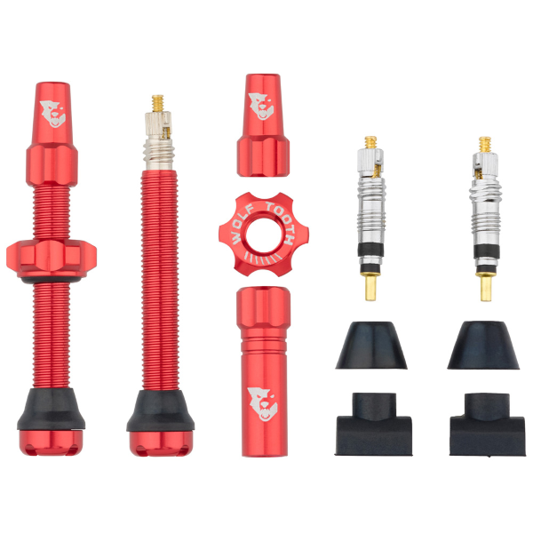 Wolftooth valvole tubeless 44, 60, 66 mm 44 mm, ROSSO - foto 4