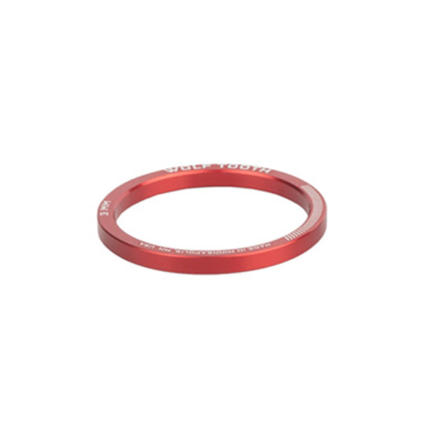 Wolftooth spessore sterzo 1 1/8" 3 mm, Rosso - foto 9