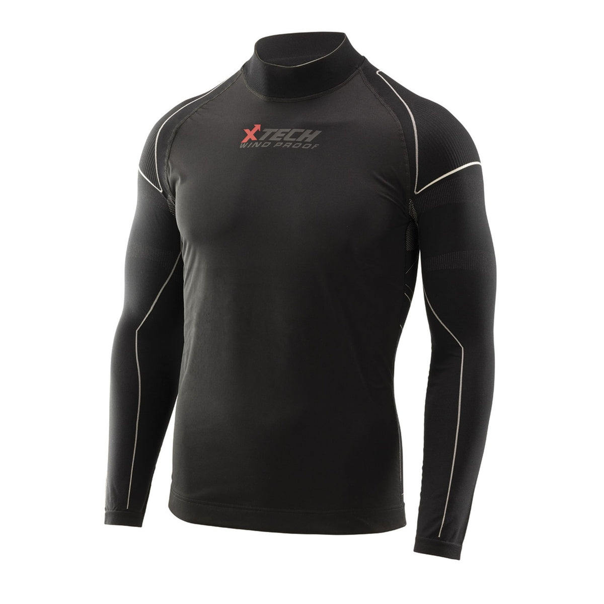 X Tech XT257 manica lunga antivento Nero / S/M
