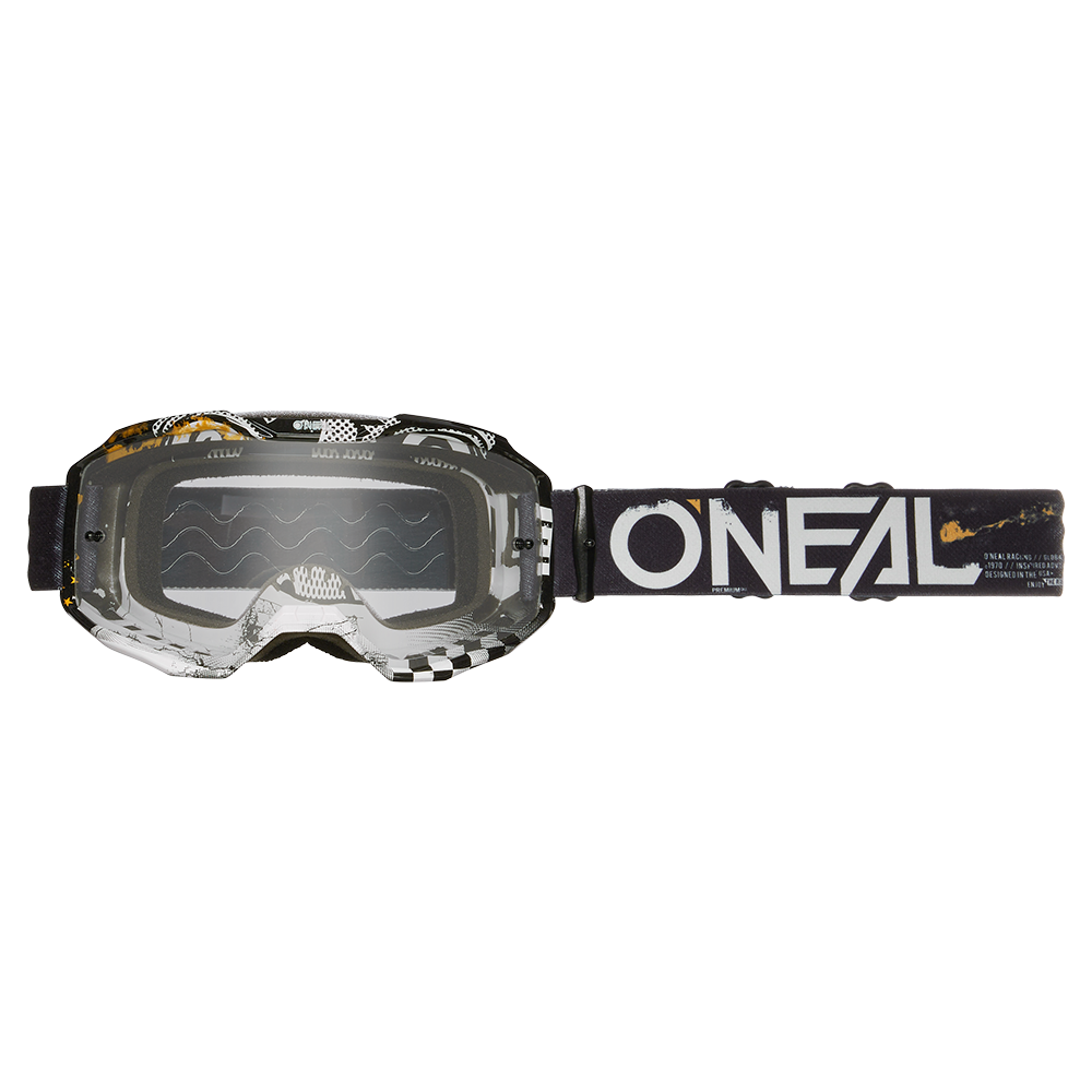 O'Neal B-10 Attack V.24 antiappannante Black/White - Clear - foto 4
