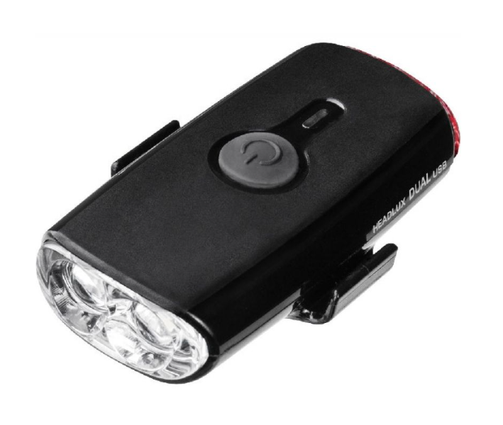 Topeak HEADLUX DUAL USB Weiß-Rotes LED-Licht