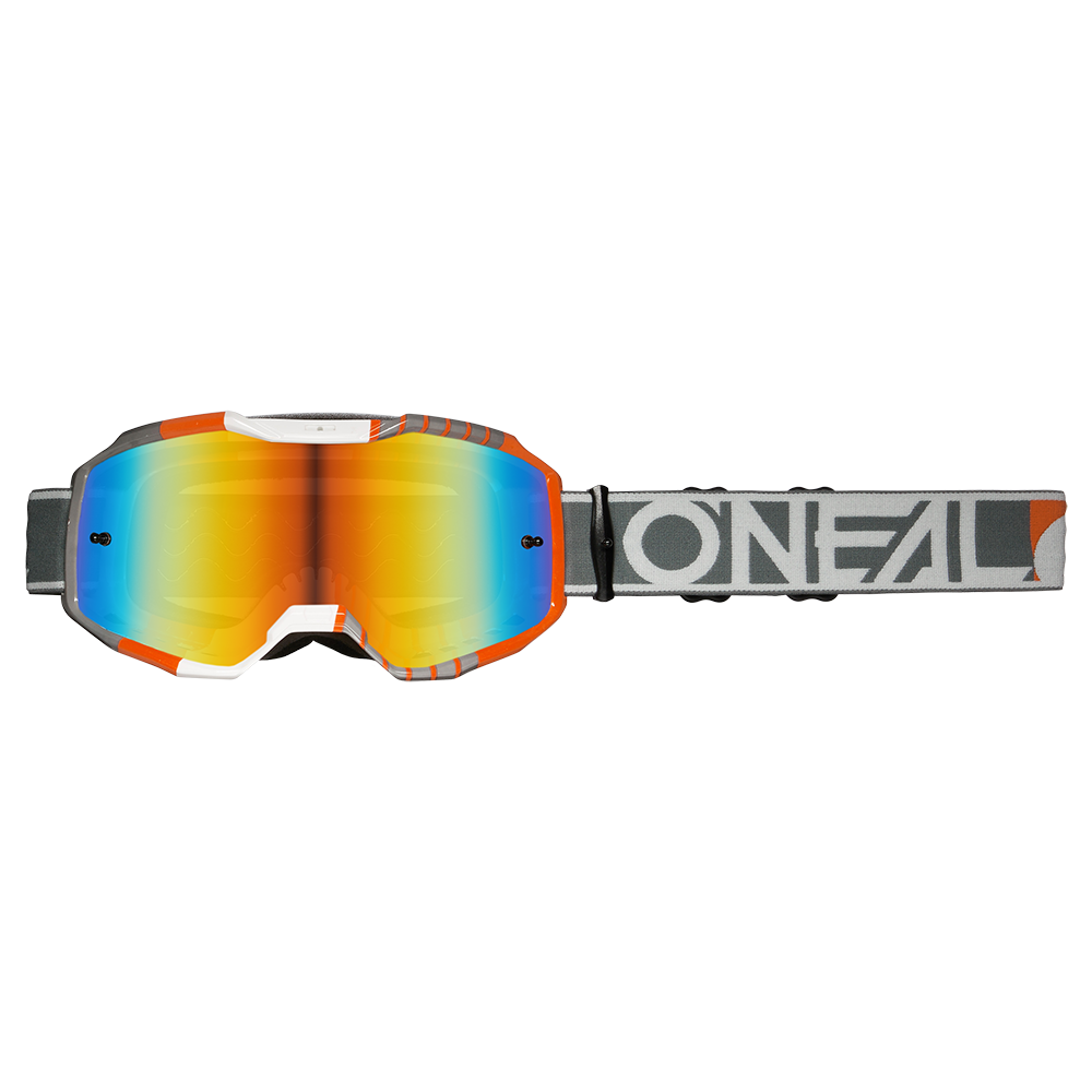 O'Neal B-10 Duplex V.24 maschera White/Gray/Orange - Radium Red - foto 2