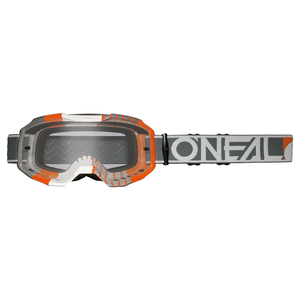 O'Neal B-10 Duplex V.24 maschera White/Gray/Orange - Clear - foto 3