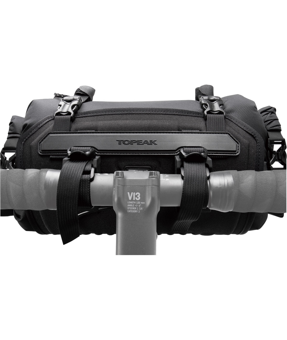 Borsa Al Manubrio Impermeabile Topeak FrontLoader 8L Con Cinturini In Velcro E Fibbie Nere - foto 2