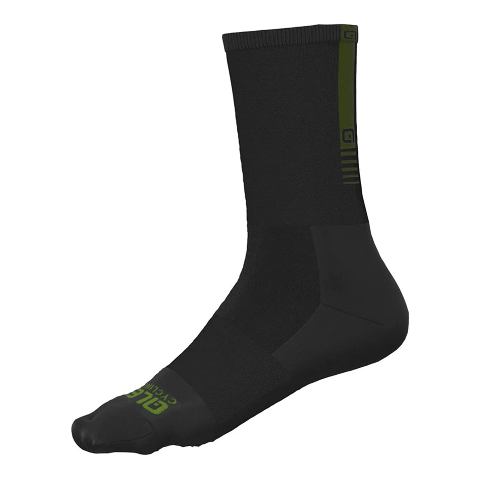 Alé Calza Termica 18cm Green S/36-39 / Nero/Black